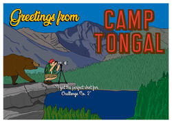 Tongal Creative Camp postcard