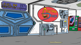 Astro Diner environment